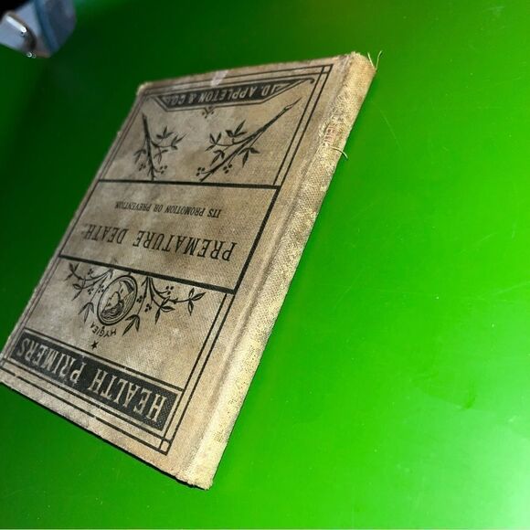 Antique Book Health Primer Premature Death J.D. Appleton & Co. 1912 - Picture 7 of 7